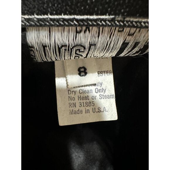 After Five By Julie Duroché Vtg Saks Fifth Avenue Sequined Plaid Blazer Jacket S - Picture 5 of 16